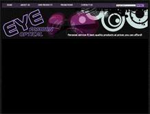 Tablet Screenshot of eyefashionoptical.com